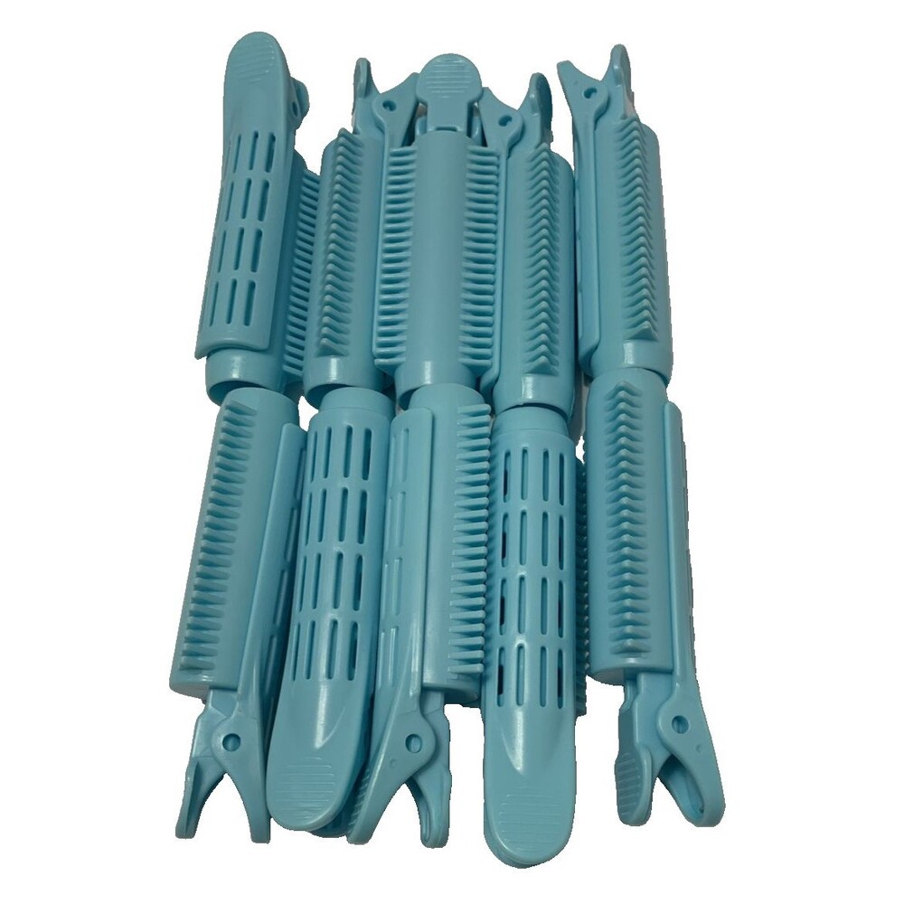 Hair Curlers Clamps Perm Clips Naturally Volumizing Styling Turquoise 10